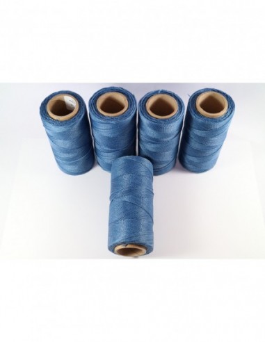 1MM Linhasita Waxed Polyester Cord. Blue Cor.119