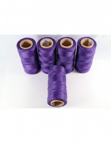 1MM Linhasita Waxed Polyester Cord. Purple Cor.369