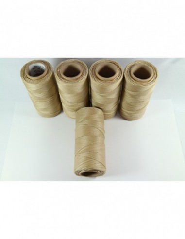 1MM Linhasita Waxed Polyester Cord. Cream Cor.483