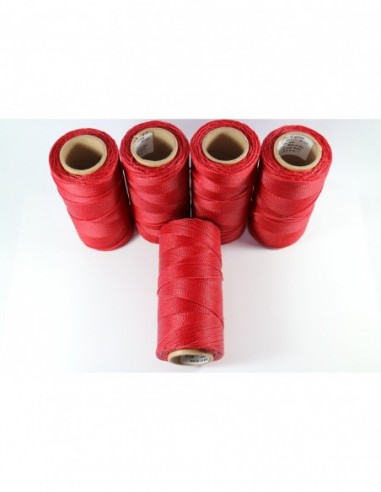 1MM Linhasita Waxed Polyester Cord. Red Cor.50