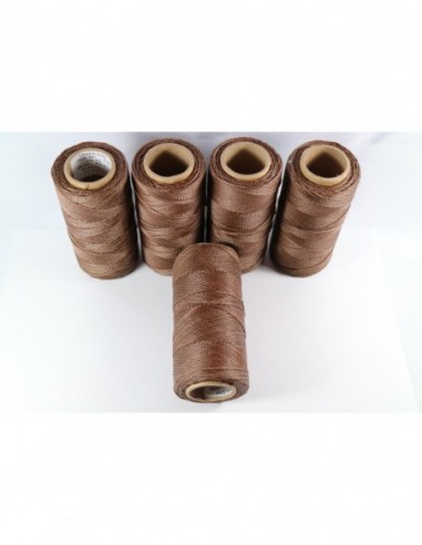 1MM Linhasita Waxed Polyester Cord. Brown Cor.511