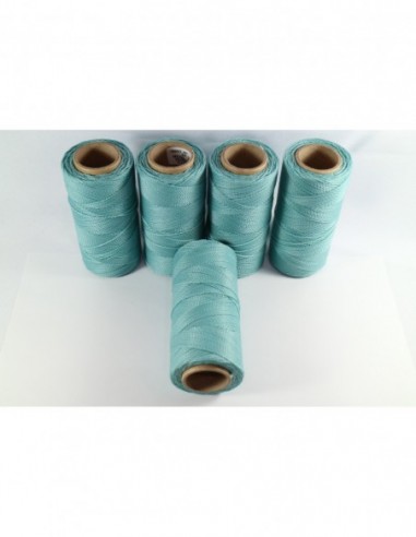 1MM Linhasita Waxed Polyester Cord. Light Blue Cor.605