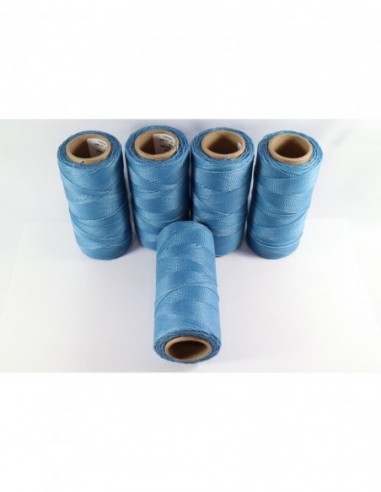 1MM Linhasita Waxed Polyester Cord. Blue Cor.606