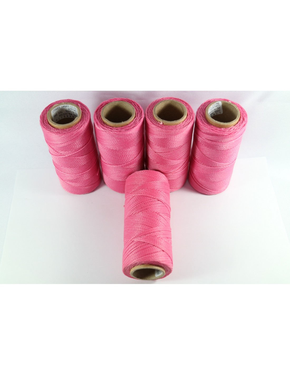 1MM Linhasita Waxed Polyester Cord. Pink Cor.629