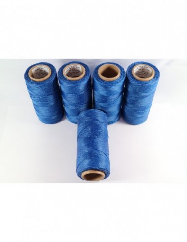 1MM Linhasita Waxed Polyester Cord. Blue Cor.692