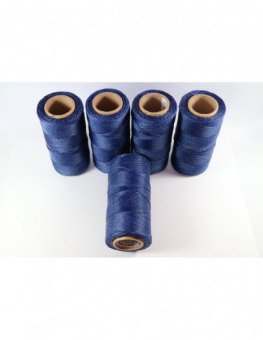 1MM Linhasita Waxed Polyester Cord. Blue Cor.70