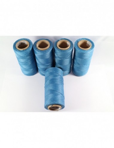 1MM Linhasita Waxed Polyester Cord. Light Blue Cor.721