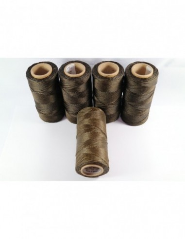 1MM Linhasita Waxed Polyester Cord. Brown Cor.844