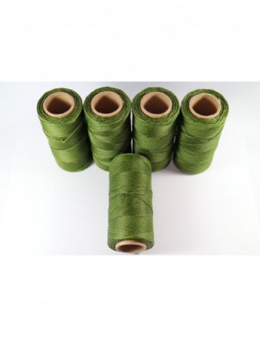 1MM Linhasita Waxed Polyester Cord. Green Cor.88