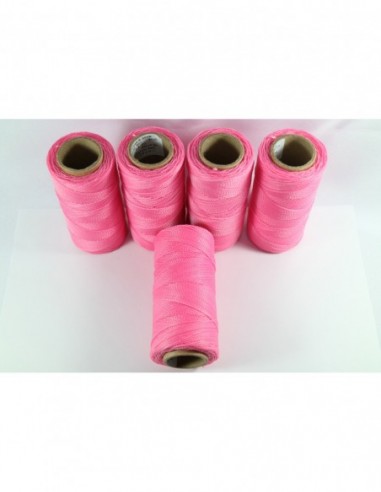 1MM Linhasita Waxed Polyester Cord. Pink Cor.915