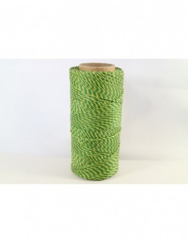 1MM Linhasita Waxed Polyester Cord. Green Cor.M01