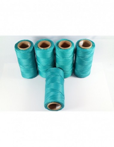 1MM Linhasita Waxed Polyester Cord. Turquoise Cor.229