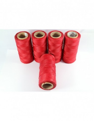 1MM Linhasita Waxed Polyester Cord. Red Cor.233