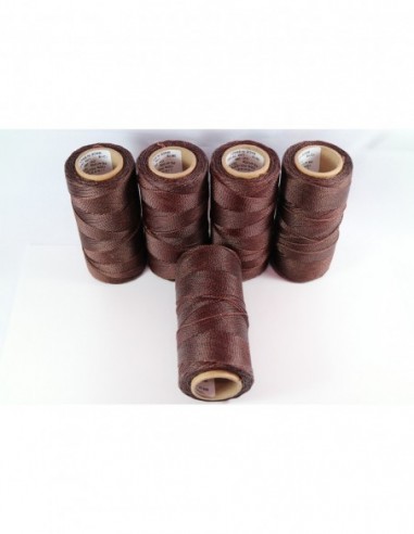 1MM Linhasita Waxed Polyester Cord. Brown Cor.286