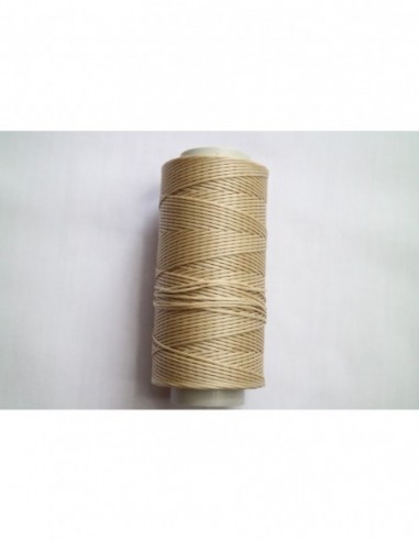 Cifa Flat Braided / Waxed Thread 1.2mm. Beige 0612-120