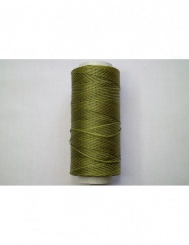 Cifa Flat Braided / Waxed Thread 1.2mm. Olive Green 0276-120