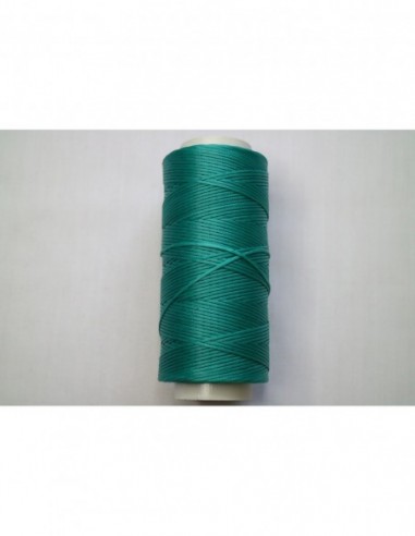 Cifa Flat Braided / Waxed Thread 1.2mm. Emerald Green 0519-120