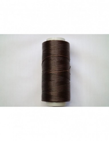 Cifa Flat Braided / Waxed Thread 1.2mm. Dark Brown 0359-120