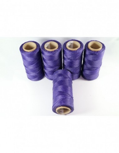 1MM Linhasita Waxed Polyester Cord. Purple Cor.332