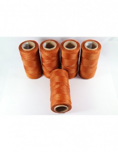 1MM Linhasita Waxed Polyester Cord. Brown Cor.334